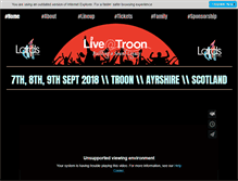 Tablet Screenshot of liveattroon.com